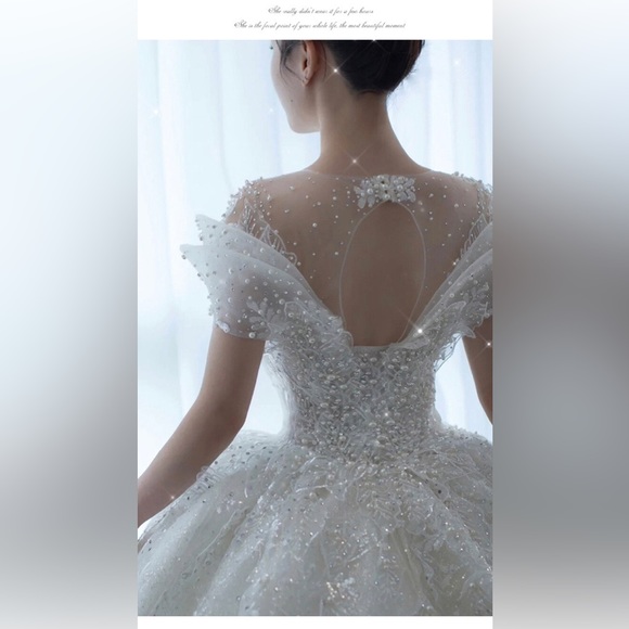 23 New bride Princess small pregnant woman tail high-grade texture French luxury - Picture 8 of 13